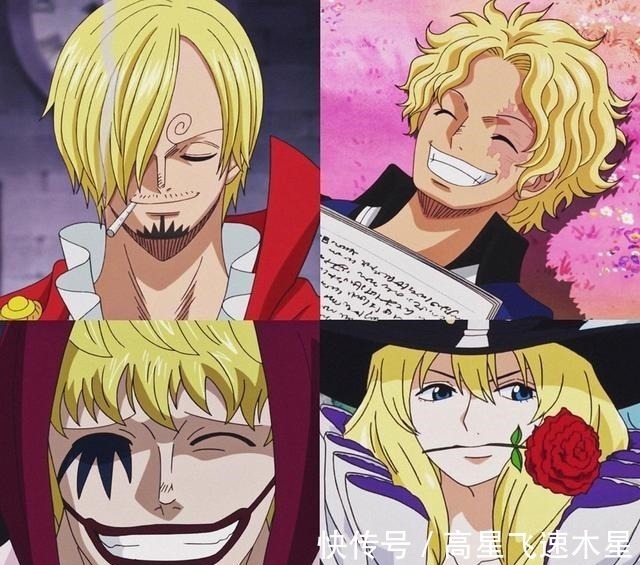 合集|海贼王9种发色合集,金发的不是王子就是贵族,白头发的最不能惹