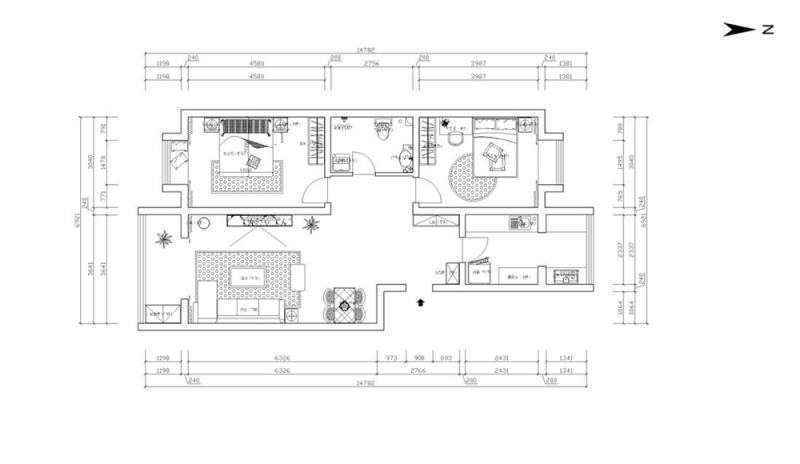 荷香园|90后小夫妻花5万元装修的现代风格,100平米二居室太赞了!-荷香园装修