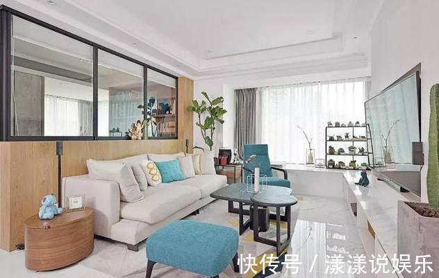 阳光|105㎡日式现代空间色调搭配很巧妙,通透质感阳光满满