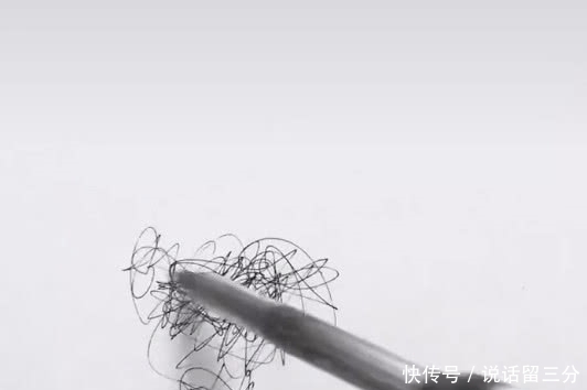 圆珠笔$艺术家用圆珠笔作画,看似乱作一团,实际效果却让人肃然起敬