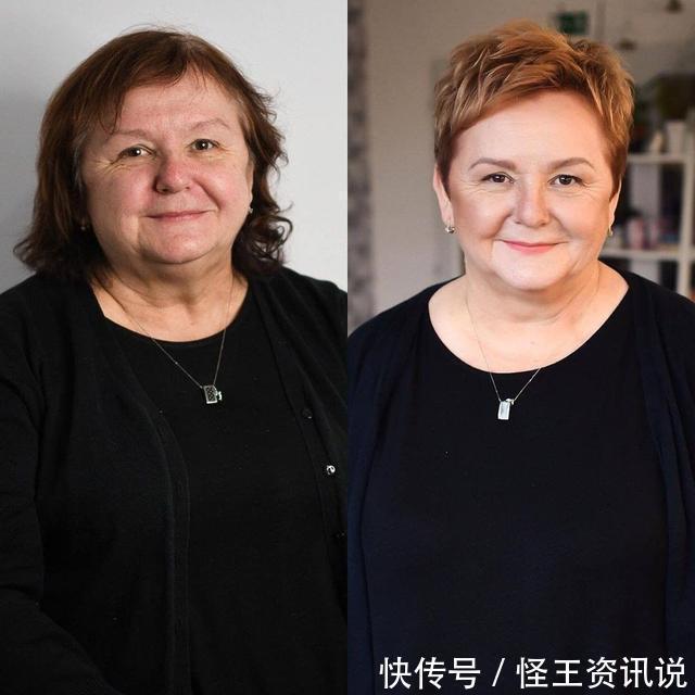 中大卷 换发型等于换脸,中年阿姨一换年轻10岁都不止,美到自己都笑了