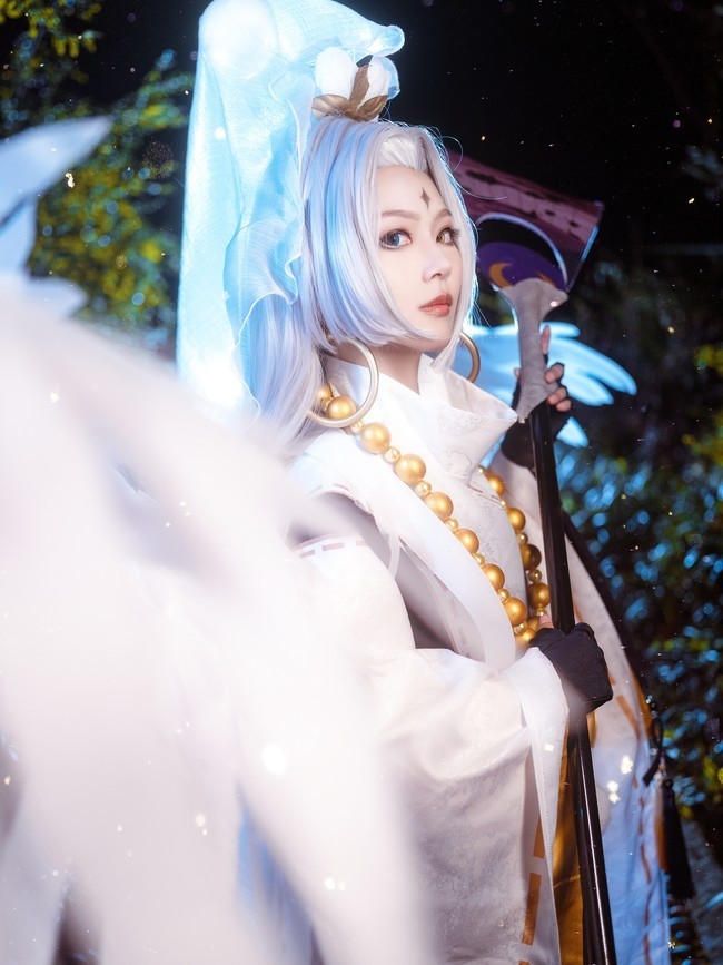 天狗|cos:阴阳师·少羽大天狗 无垢白羽