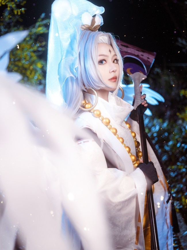 天狗|cos：阴阳师·少羽大天狗 无垢白羽