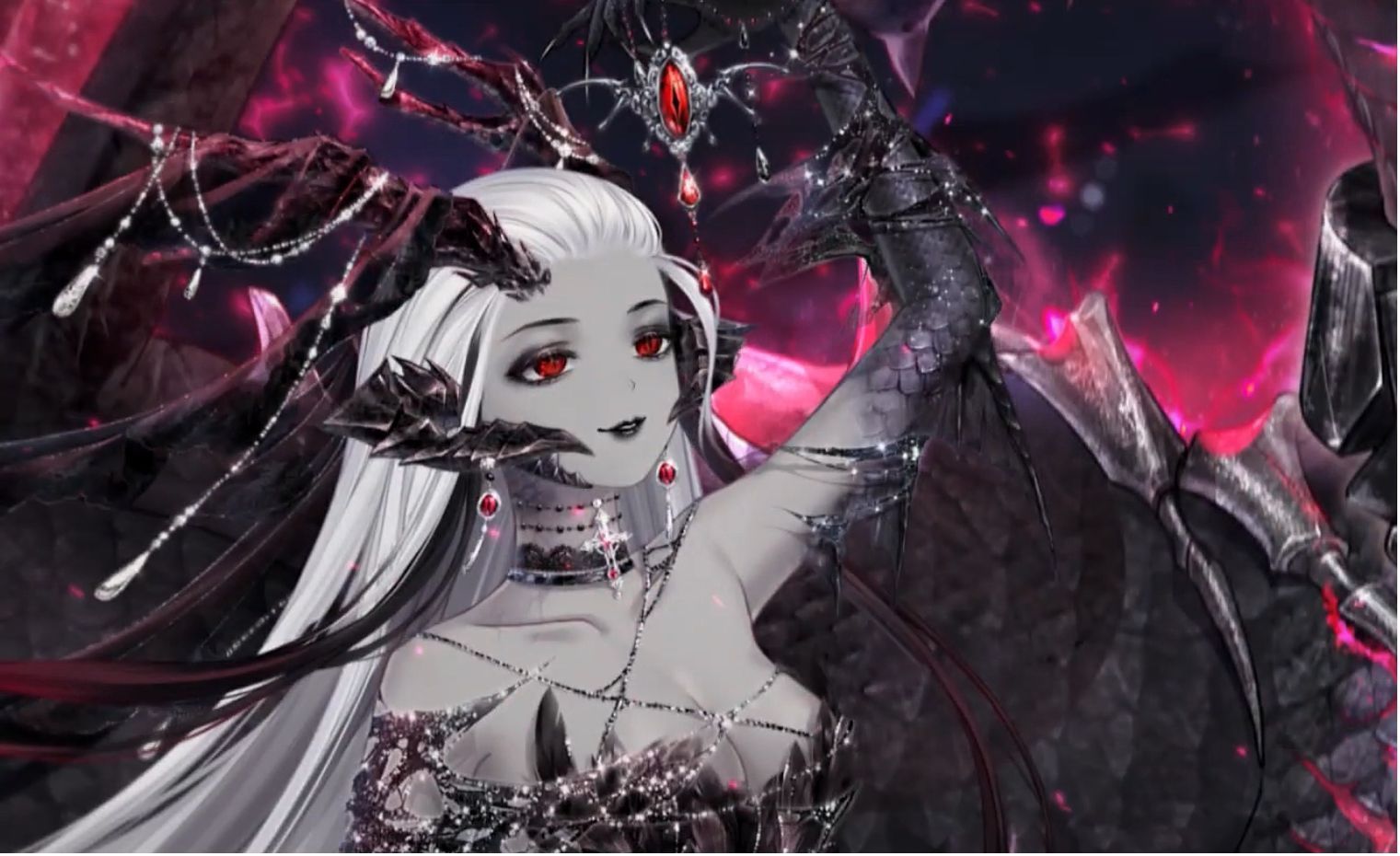 新套装|奇迹暖暖:美服新648首发套装,新版龙母灰皮银发,5档她最美