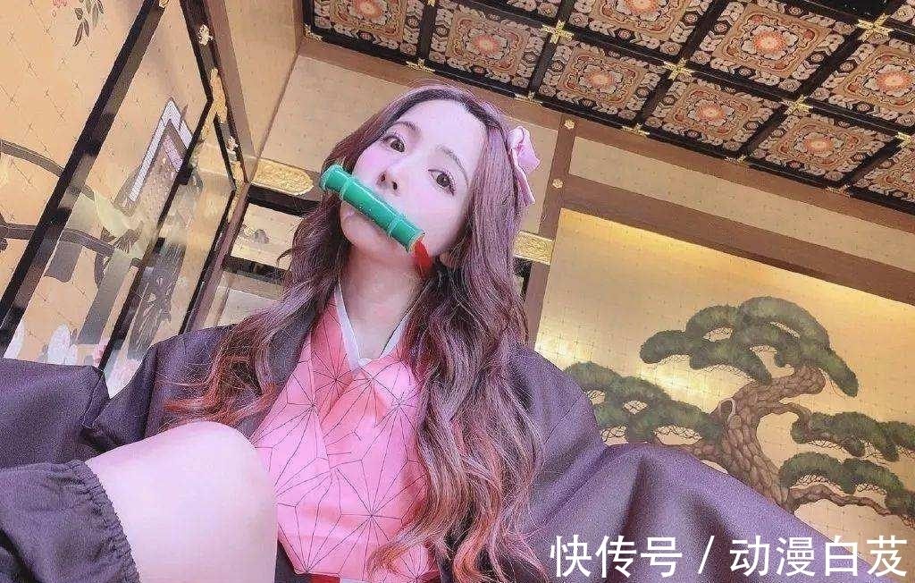 灶门|鬼灭之刃太火,祢豆子成热门cos角色,三上悠亚也加入cos行列