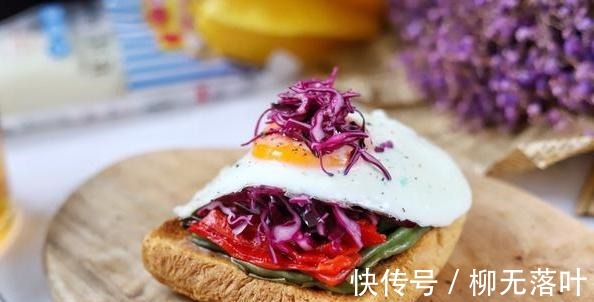 紫甘蓝|想要身材好,合理膳食很重要,今天教大家做健身餐“低脂三明治”!