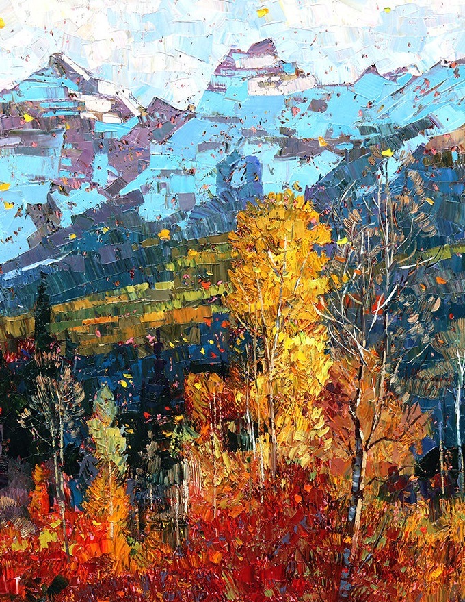 robert|这组小色块油画,色彩生动,美得令人目不暇接