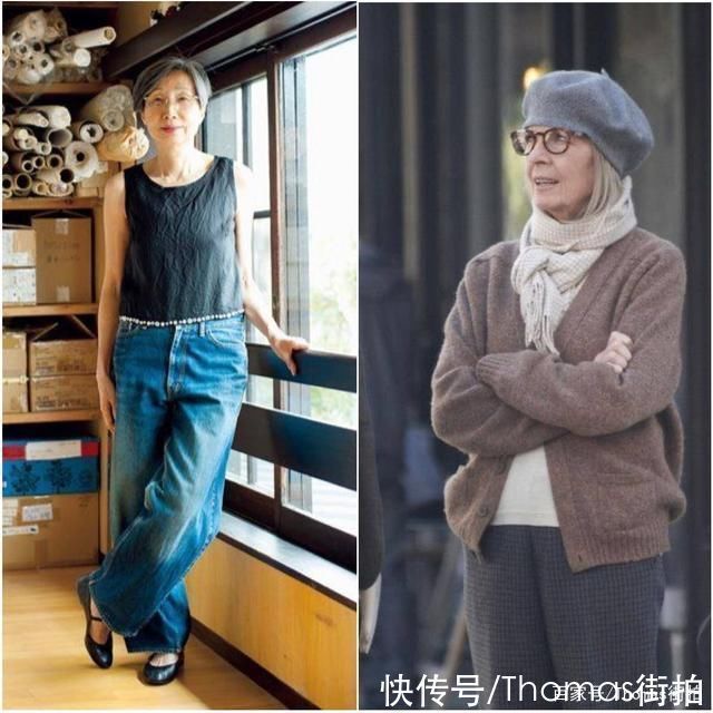 气质|50至60岁的大妈，选择宽松冷淡色系的搭配，更加彰显优雅大方气质
