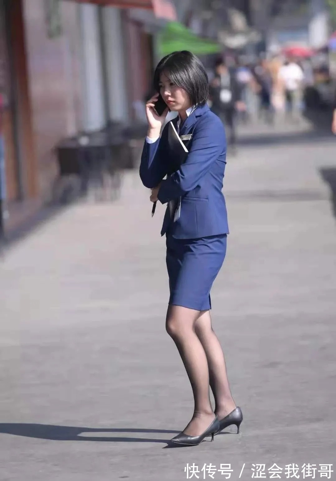 职业装 街拍职业装美女