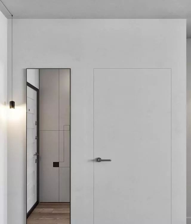 隐形柜|51平一房一厅,隐形门,隐形柜,美观省空间,灯带搭配,美感十足