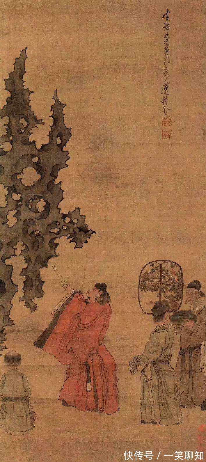 米点皴$米芾创造墨点画法700年后，莫奈才用类似画法颠覆了西方美术界