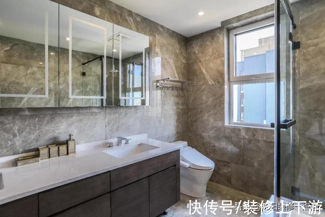 理石|227平现代轻奢装修实景图