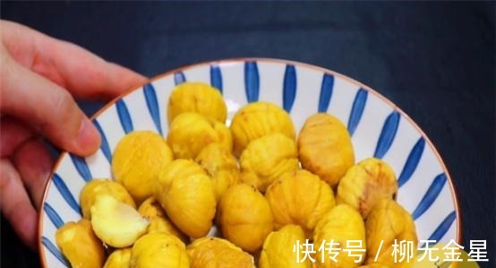 鸡肉|原来剥板栗壳这么简单，教你1个小窍门，颗粒完整，简单又快速！