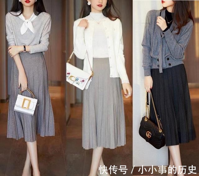 针织衫 中年女人入秋后怎么穿24套简约搭配示范，时髦又温暖！