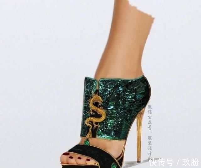 灵感|以服装为设计灵感设计出来的高跟鞋（50例高跟鞋效果图）！
