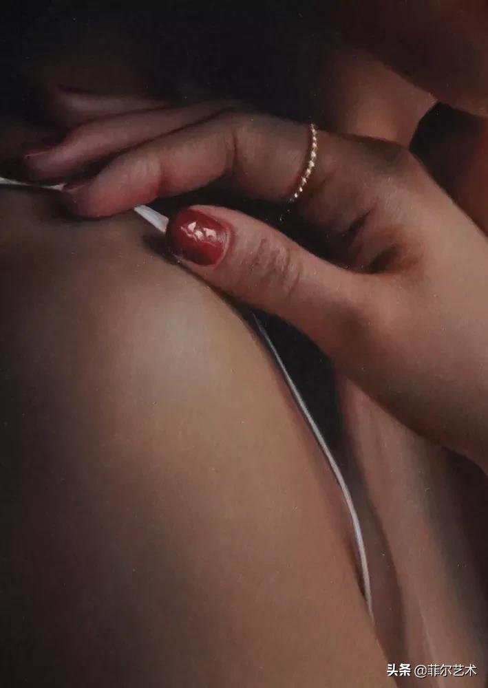 安妮·罗达!法国画家安妮·罗达超高清、超写实人物油画作品欣赏