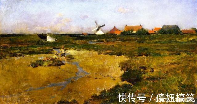 梅特卡夫|美国著名画家，威拉德·梅特卡夫，风景油画作品欣赏