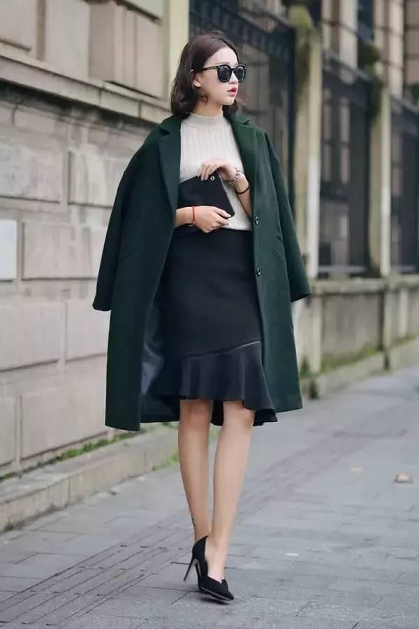 包臀裙搭配过初春！单穿打底都美哭了！