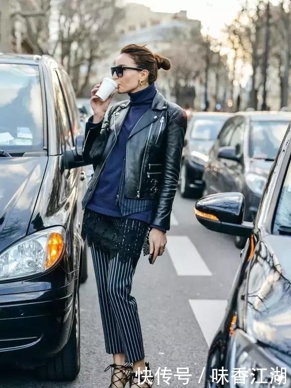 今年最火高领毛衣+大衣，才是秋冬绝配！