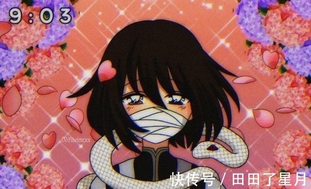 原作|《鬼灭之刃》回到90年代,全员变少女漫画脸,蝴蝶忍唯美而温柔