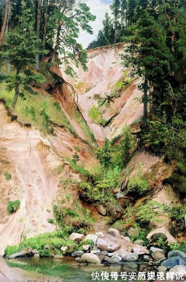 那个时代$俄罗斯杰出风景画家希施金的作品,诗一般的境界!