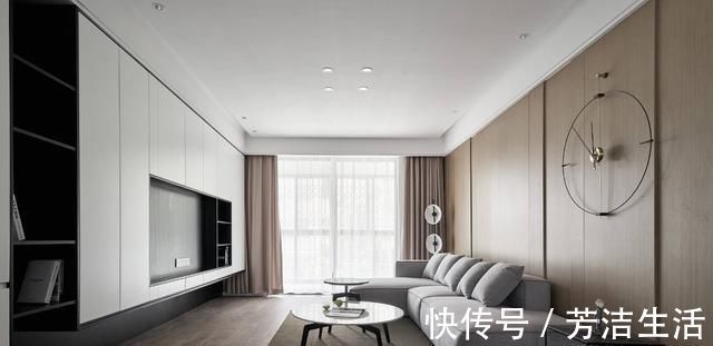 客厅|装修客厅不吊顶,只走一圈宽石膏线好看吗还有哪些好的建议