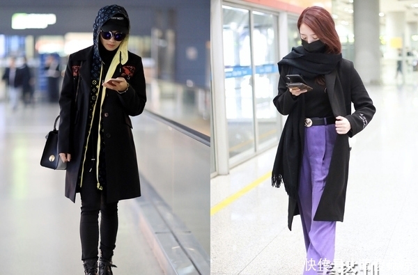  时尚|冬季基础款黑色大衣如何穿出大牌感？明星和时尚达人给你穿搭示范