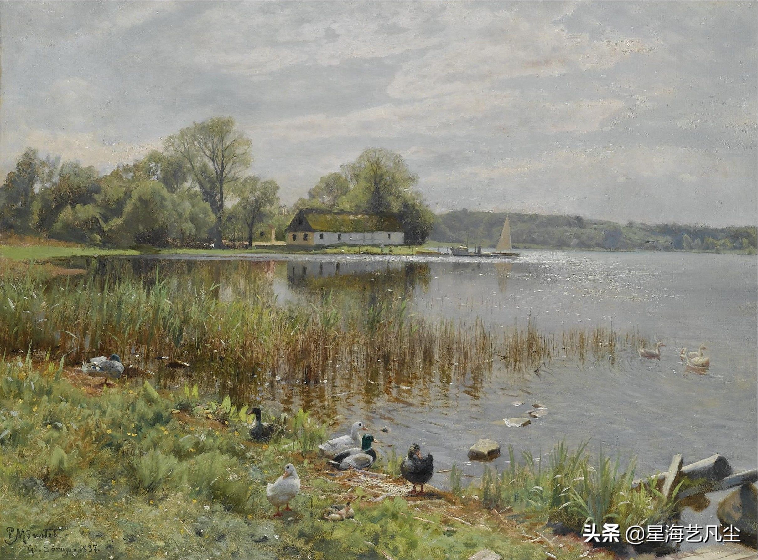 透视|丹麦油画大师，佩德·莫克·蒙森德乡村油画风景作品鉴赏