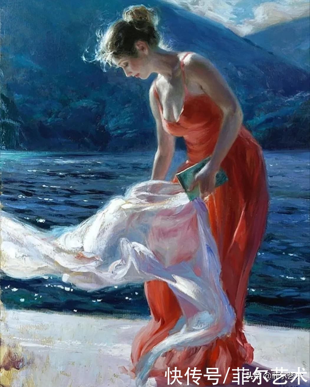 弗拉基米尔&俄罗斯画家弗拉基米尔人体油画里的美女,美得让人难忘