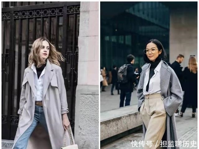 秋冬穿大衣的女人超显气质！选对这4件内搭，轻松上身照着做准美