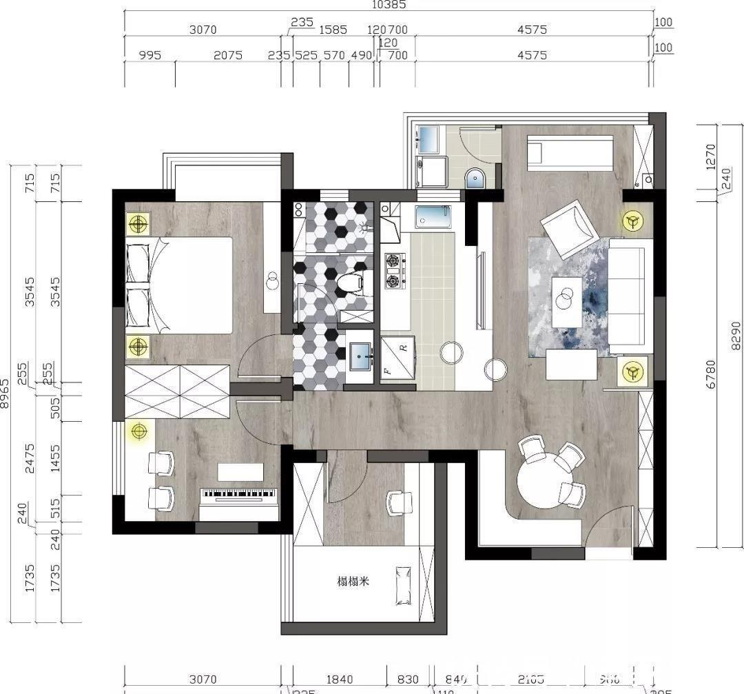 李薇薇|为好闺蜜设计的婚房，特意调配的墙壁颜色，处处都透露着用心