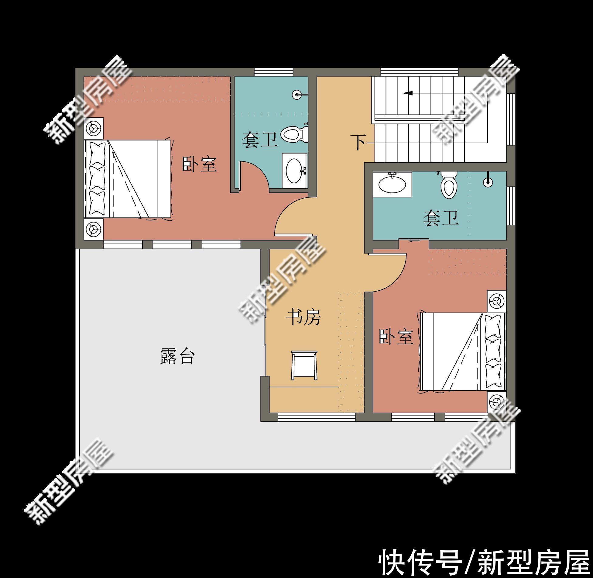 房子|20万的存款，能在农村盖什么样的房子？5套户型你更喜欢哪一套？