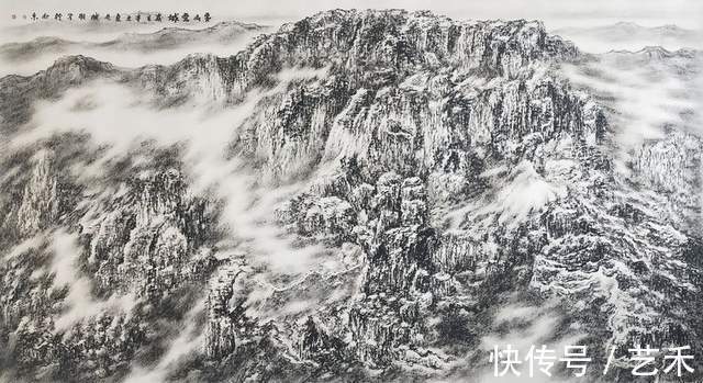 画家|著名焦墨云雾山水画家林晓丽----新没骨水墨淡彩风景艺术