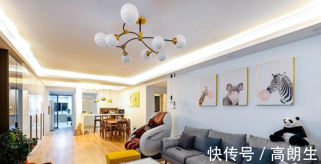 全包|108㎡新房全包9万2搞定,电视墙只装两块木板,闺蜜看完直夸有品位