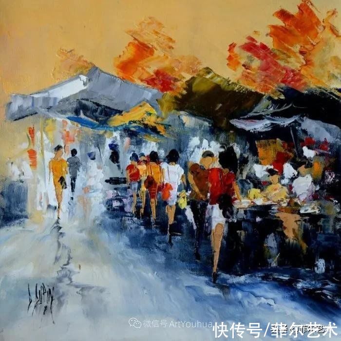 飘逸|飘逸、随心、艳丽~法国画家多米尼克·杜平油画作品欣赏