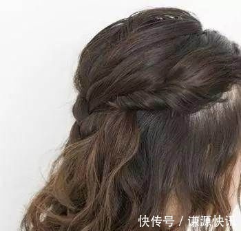 扎头发 烫发后怎样扎头发好看?这样扎发显白显气质!