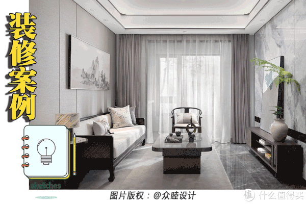 诗意|年轻小夫妻的“中式”新家，清隽诗意，网友：越中式，越美好