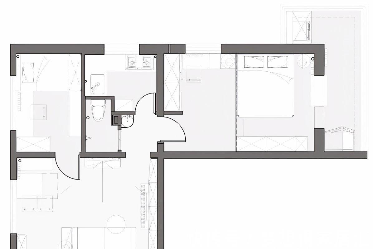 榻榻米|我对家的期盼，都藏进这60㎡的小蜗居当中，面积不大功能却很齐全