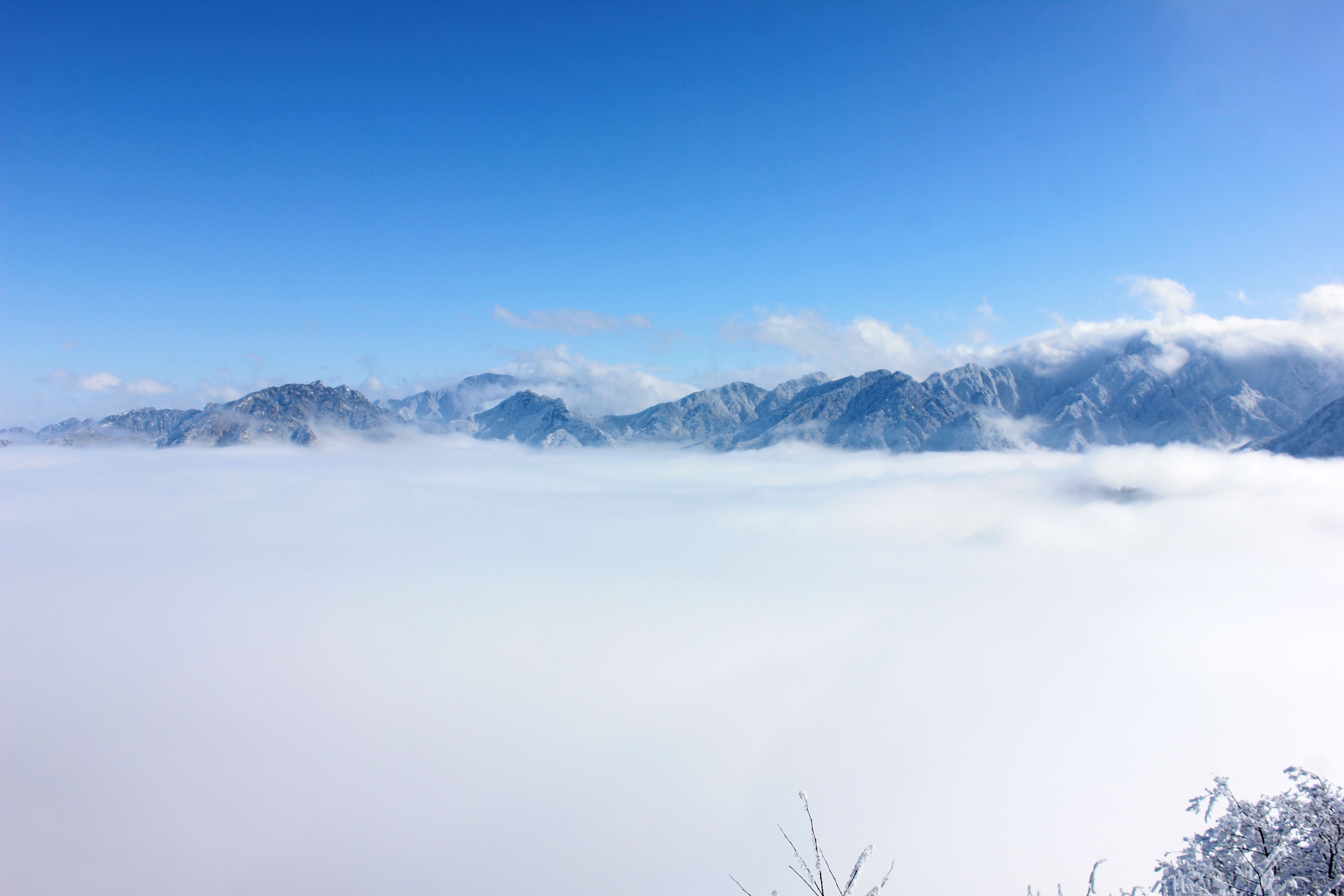 征集|【年末福利征集】雪后南五台幸遇云海