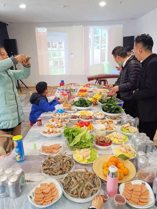 晒晒5家元旦饭，真丰盛，菜多的数不清，太有仪式感了