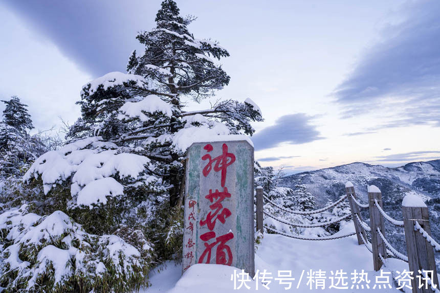 素裹|湖北神农架雪后银装素裹宛如仙境