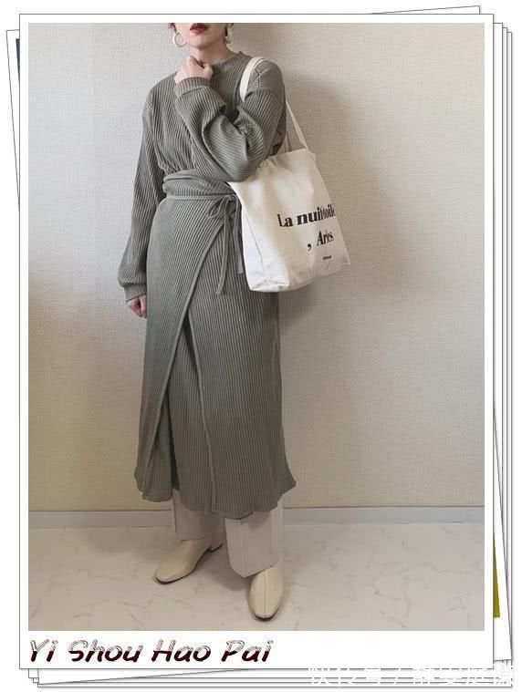 搭配 轻松而时尚,显瘦有气质裹身裙的搭配示范,谁穿谁美