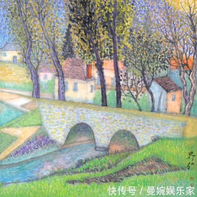 山水画!一组好看的水墨画离不开那些搭配和谐的色彩