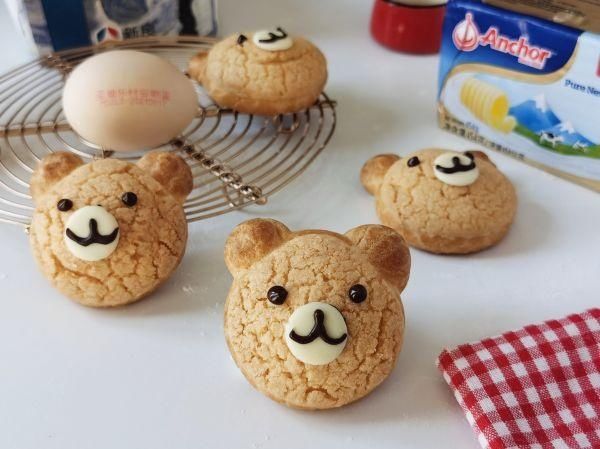 凤梨娜娜|#2021亲子烘焙组——“焙”感幸福#小熊宝宝脆皮泡芙