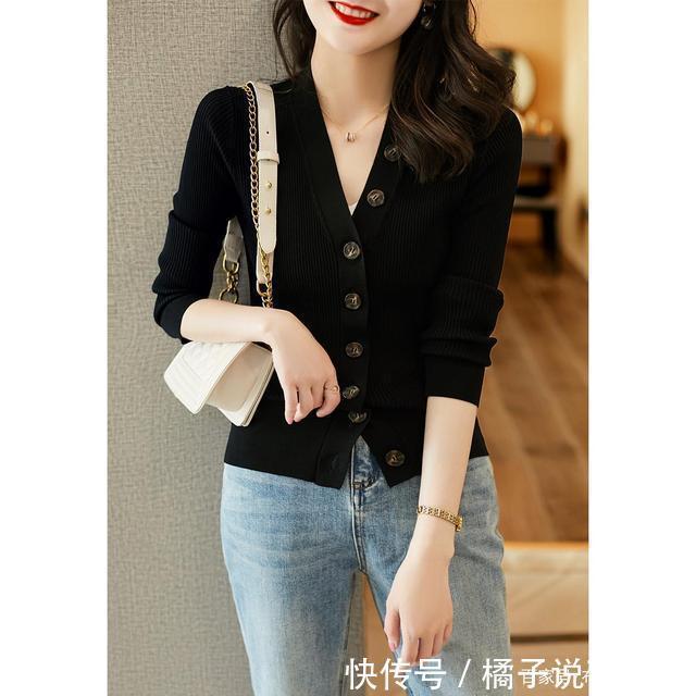 正好|开衫毛衣时髦又洋气,比卫衣实穿多了,微凉秋季穿正好