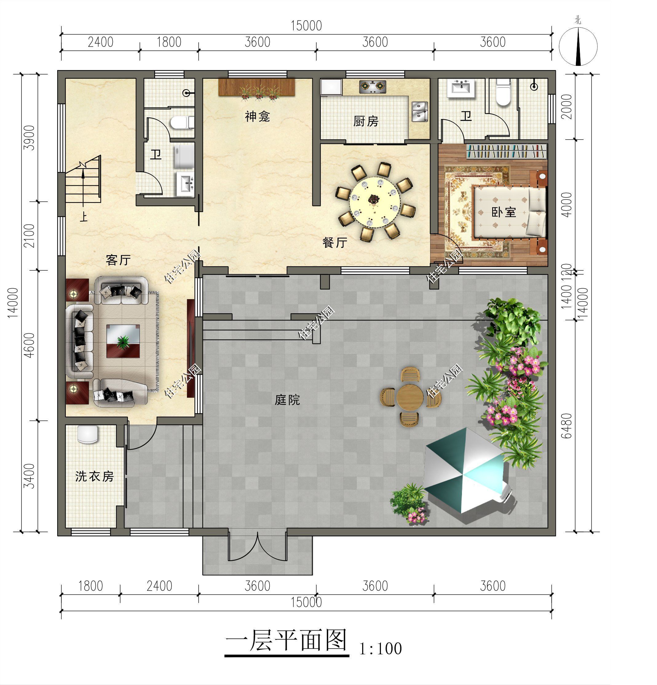 图纸|国人理想住宅，还得是中式小院！8套精品图纸，送给要建房的你