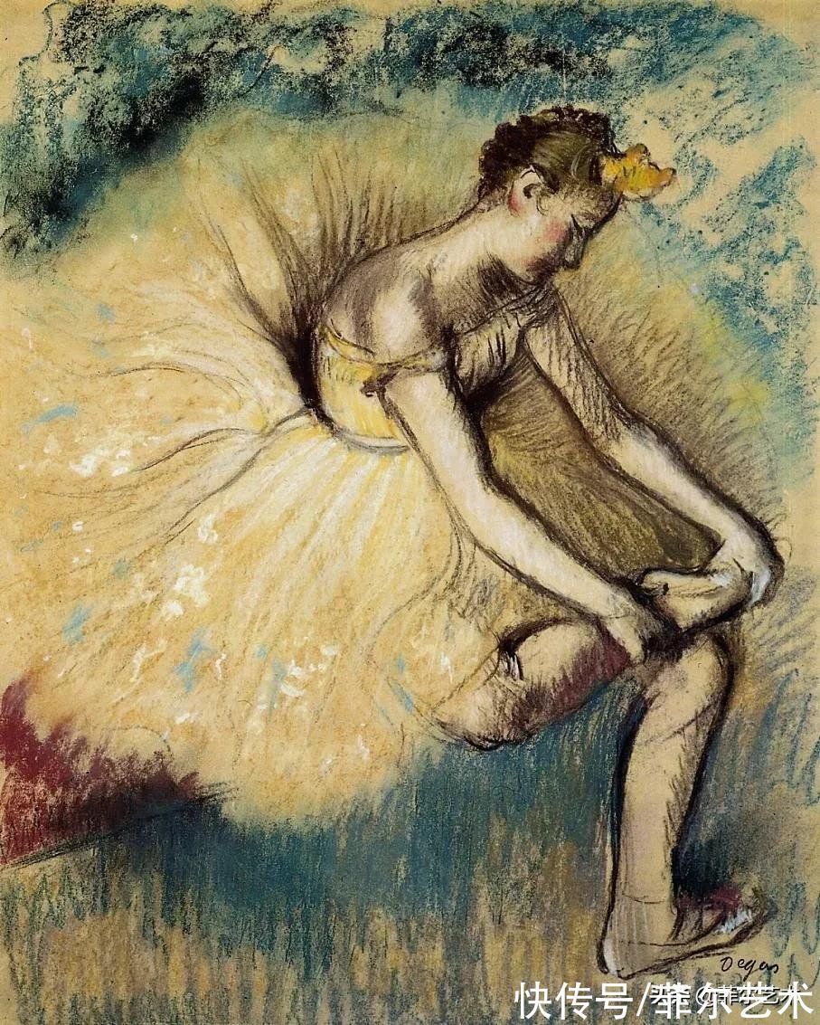 法国@法国艺术大师埃德加·德加舞女125幅油画作品,美翻了