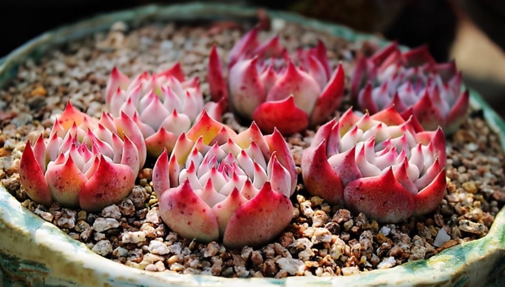 夏天养盆多肉吉娃娃,叶尖红红长成肉墩子,谁见了都夸美