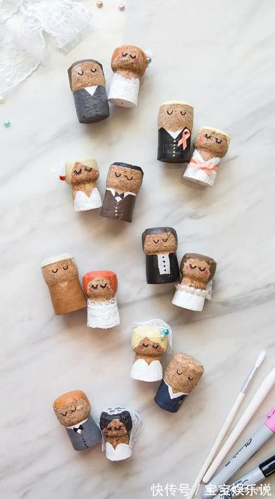 软木塞|一个木塞百种姿态,酒瓶塞攒起来搞创意,一个不嫌少,再多不算多