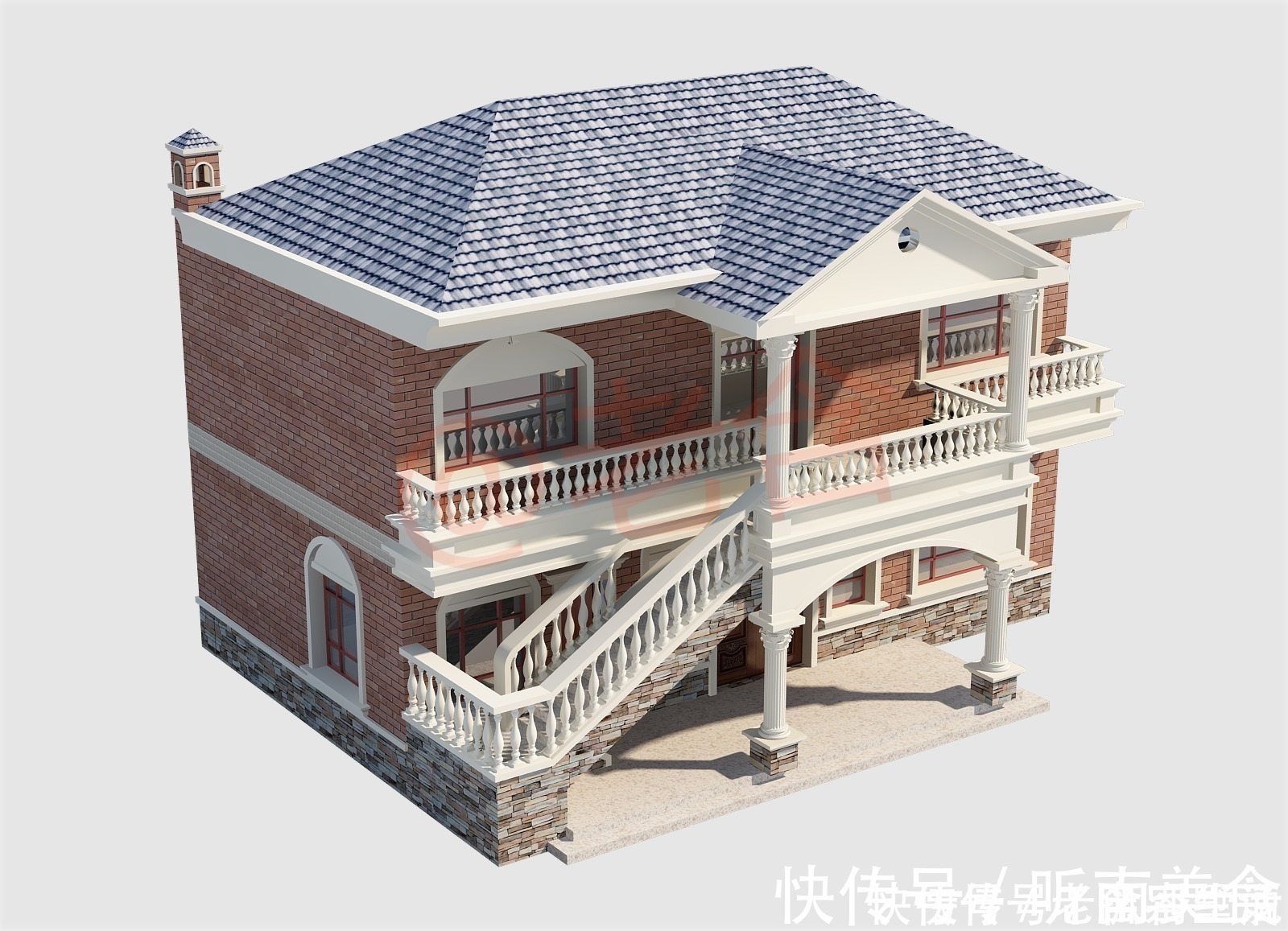 造价|占地100平不到的美式二层别墅，精美实用，造价仅18万，值得收藏